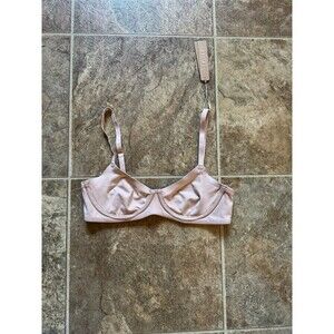 Skims Fits Everybody Unlined Demi Bra Size 32B Mica